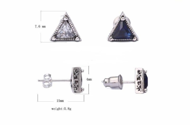 Kõrvarõngad "Sinine kolmnurk"