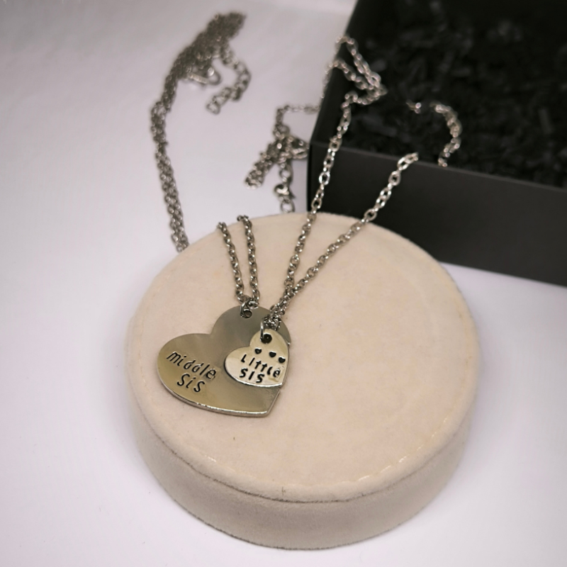 Ehetekomplekt õdedele "Big sis", "Middle sis" ja "Little sis"