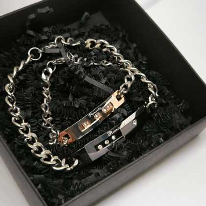 Käevõrude komplekt paaridele "Romantic"