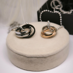 Kaelakeede komplekt paarile "Rõngad"