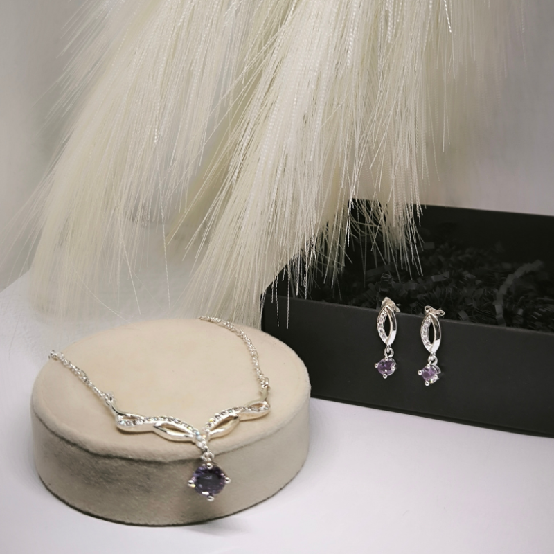 Ehete komplekt "Purpurhommik"