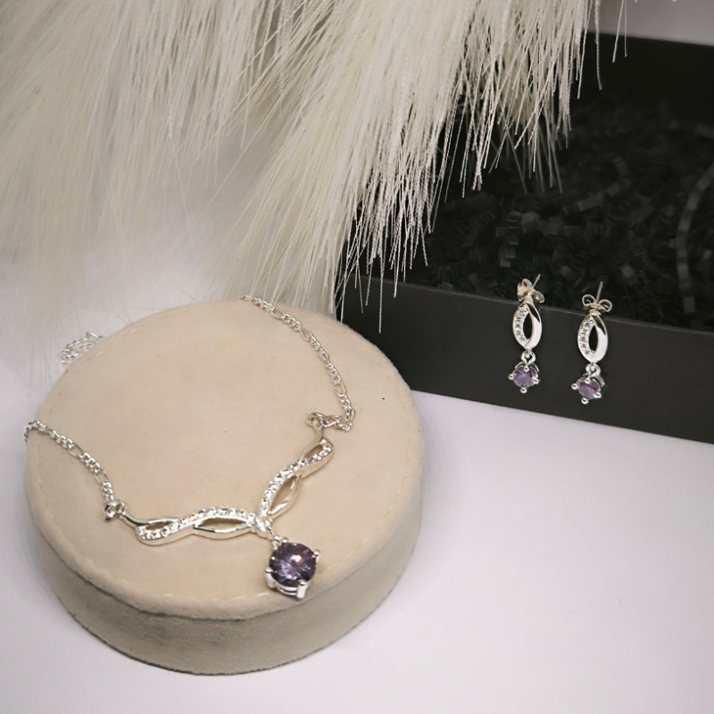 Ehete komplekt "Purpurhommik"