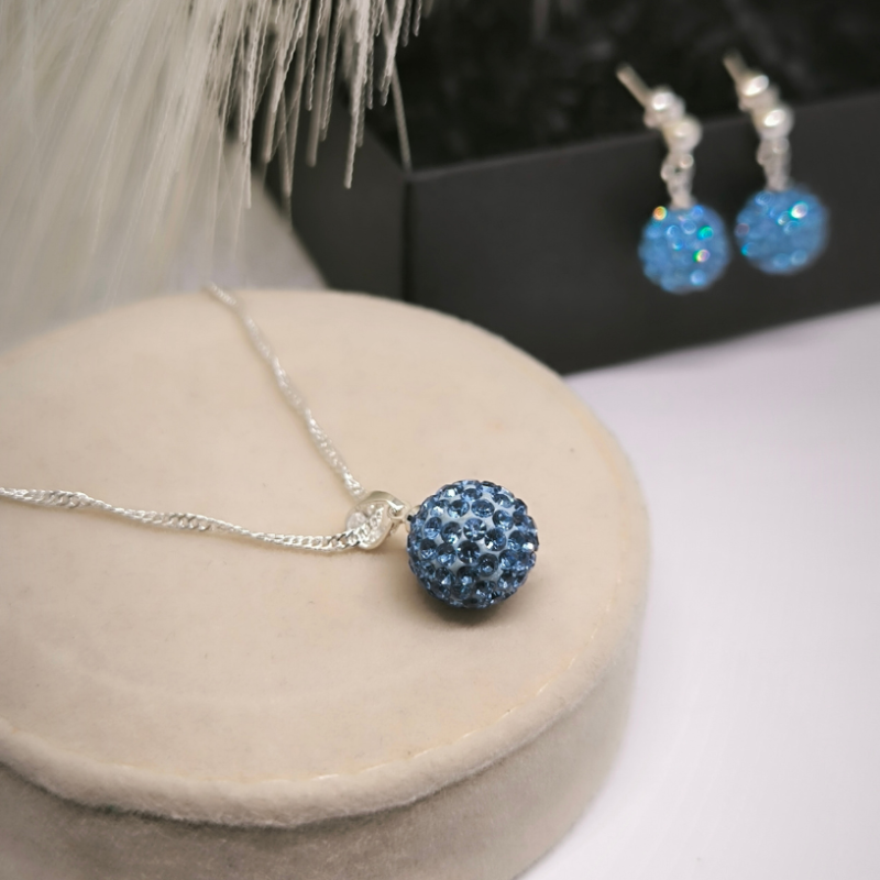 Shamballa stiilis ehetekomplekt