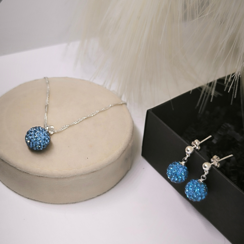 Shamballa stiilis ehetekomplekt