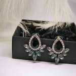 Nooruslikud kõrvarõngad kristalliga