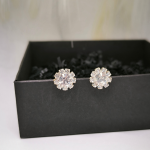 Klassikalise stiili kristallkõrvarõngad