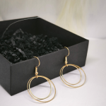 Kuldse värvusega kõrvarõngad