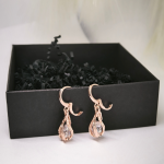 Pisarakujulised elegantsed kõrvarõngad