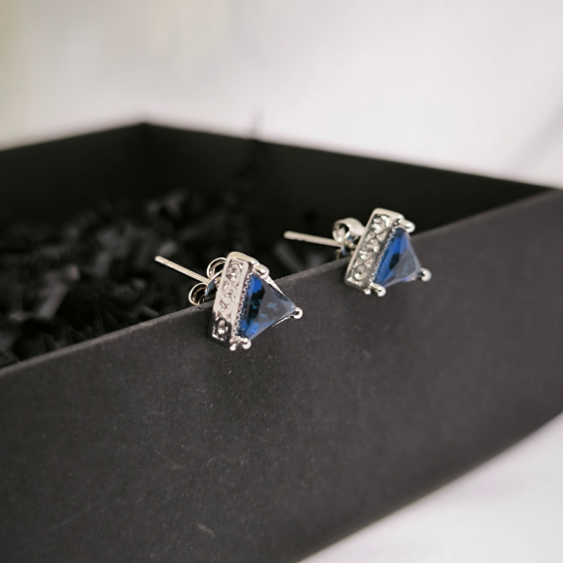 Kõrvarõngad "Sinine kolmnurk"