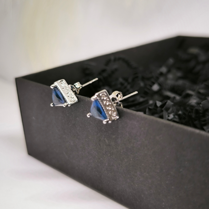 Kõrvarõngad "Sinine kolmnurk"