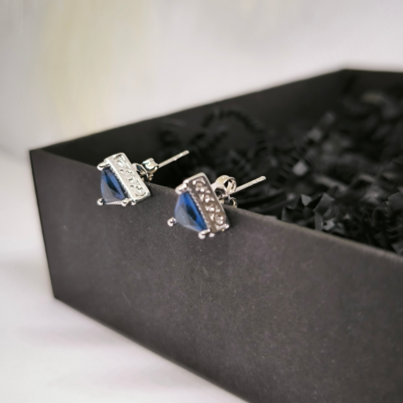 Kõrvarõngad "Sinine kolmnurk"