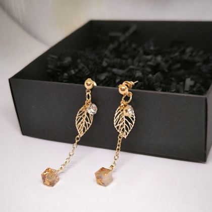 Kõrvarõngad "Õrn leheke"