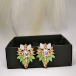 Kaunid kristalliga kõrvarõngad