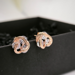 Roosa kulla värvi kõrvarõngad