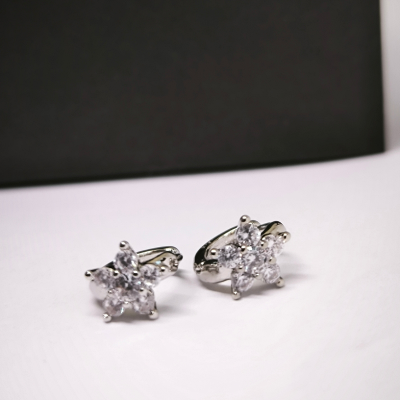 Hõbedased kõrvarõngad "Lillekesed"