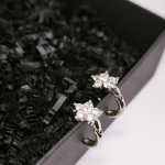 Hõbedased kõrvarõngad "Lillekesed"