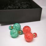 Klaasikildudega imitatsiooniga kõrvarõngad