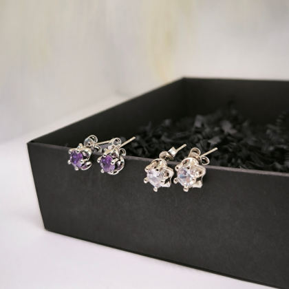 Elegantse klassikalise kujuga tsirkooniumiga kõrvarõngad