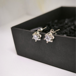 Elegantse klassikalise kujuga tsirkooniumiga kõrvarõngad