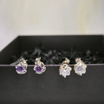 Elegantse klassikalise kujuga tsirkooniumiga kõrvarõngad