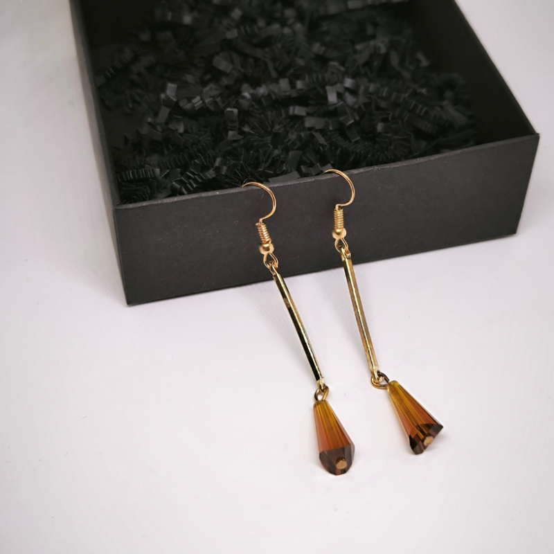 Pikad kõrvarõngad "Koonus"