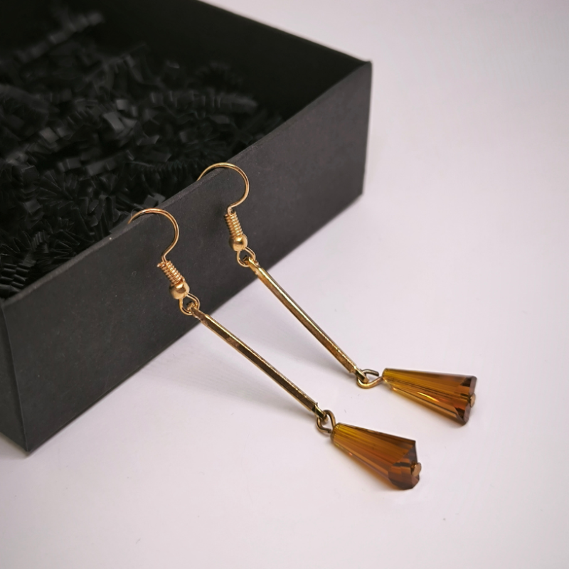 Pikad kõrvarõngad "Koonus"