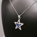 Austria kristallist tähekujuline kaelakee