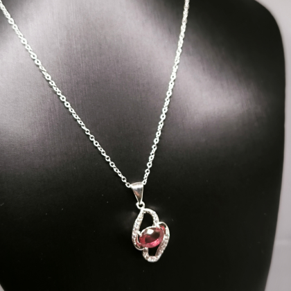 Hõbedane kaelakee "Romantika"