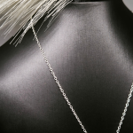 Hõbedane kaelakee "Romantika"