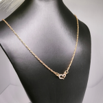 Südamekujuline stiilne kaelakee