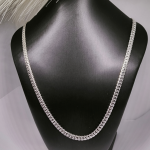 Massiivne hõbedavärvi kett