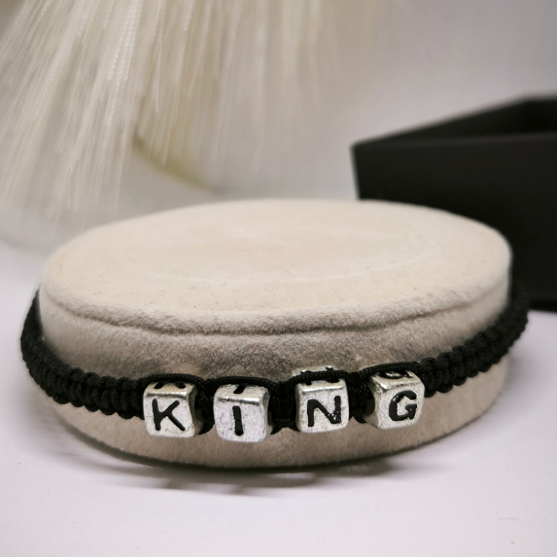 Kangast käevõrud "King ja Queen"