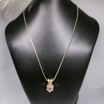 Moodne, võluv kaelakee tsirkooniga