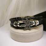 Nahast käevõru "Ganja"