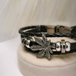 Nahast käevõru "Ganja"