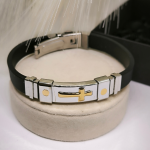 Roostevabast terasest käevõru "Ristike"