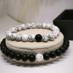 Paarile mõeldud käevõrude komplekt "Värvilised helmed"