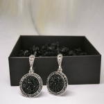 Naiste kõrvarõngad "Must"