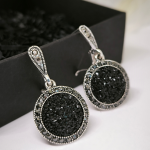 Naiste kõrvarõngad "Must"
