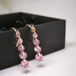 Pikad kõrvarõngad "Kristallide mäng"