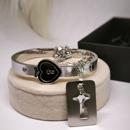 Ehete komplekt paarile "Key from the heart"