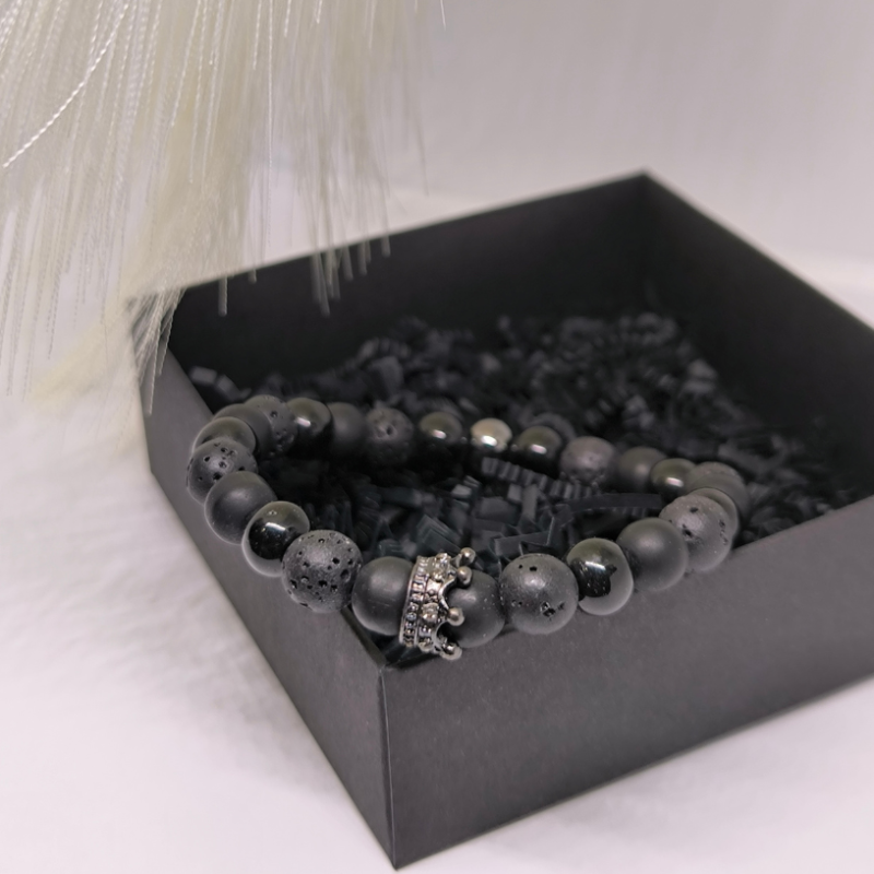 Käevõrude komplekt paarile "Crowns"