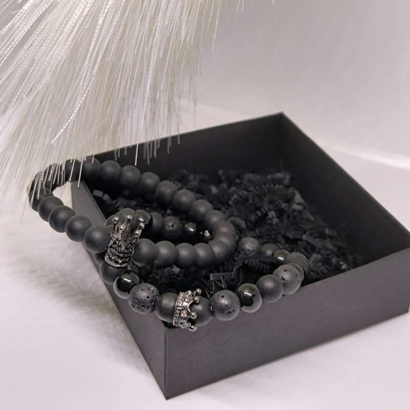 Käevõrude komplekt paarile "Crowns"