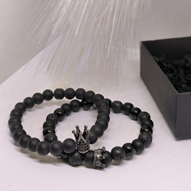 Käevõrude komplekt paarile "Crowns"