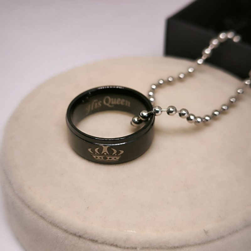 Kaelakeede komplekt paaridele "King and Queen rings"