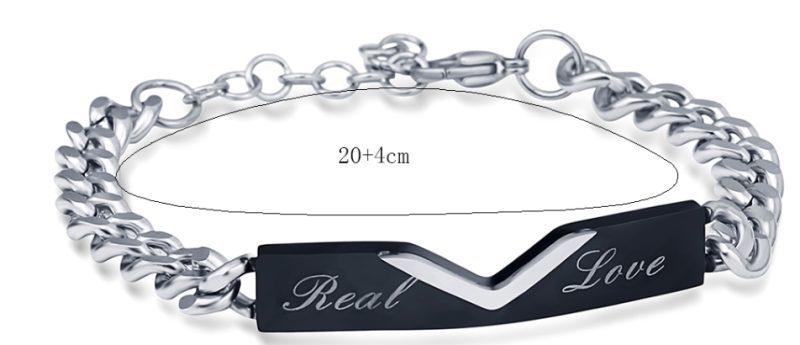 Käevõrude komplekt paarile "Tõeline armastus"