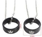 Kaelakeede komplekt paaridele "King and Queen rings"