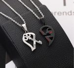 Paaride kaelakeede komplekt "Puzzle"