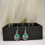 Bohho stiilis kõrvarõngad "Rohelus"