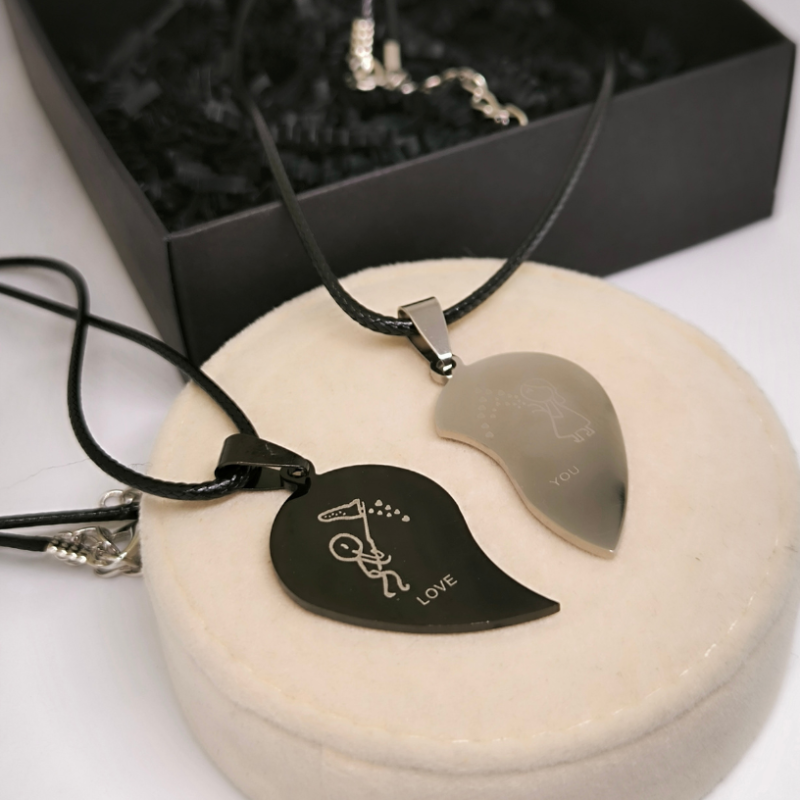 Paarisõpruse ripatsid "Love You"